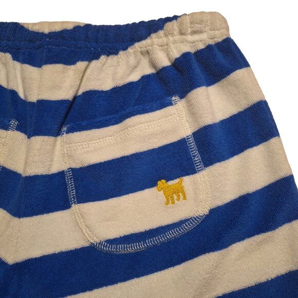 Mini Boden bold striped towelling shorts - Picture 9 of 13